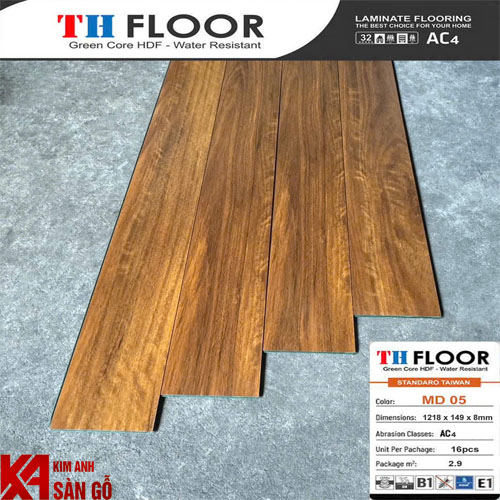 Sàn Gỗ Công Nghiệp 8MM TH Floor MD-05